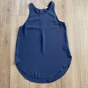 Wilfred Artizia Indigo Blue Sleeveless Blouse Top